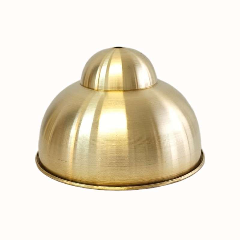 Abat-jour en laiton 170 mm hauteur x 250 mm diamètre avec
