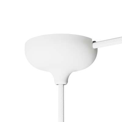 Rosace en silicone avec trou central et latéral | ACCESSOIRESPOURLAMPES