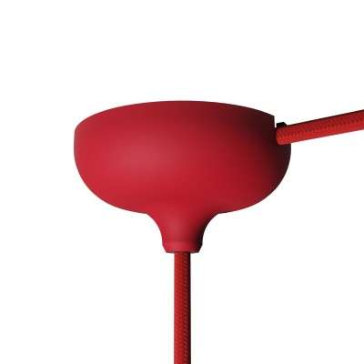 Rosace en silicone avec trou central et latéral | ACCESSOIRESPOURLAMPES