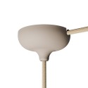 Rosace en silicone avec trou central et latéral | ACCESSOIRESPOURLAMPES