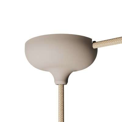Rosace en silicone avec trou central et latéral | ACCESSOIRESPOURLAMPES