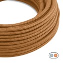 Câble électrique plat en textile décoratif