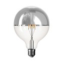 Ampoule LED 125mm 5V 1,3W 110Lm E27 2500K dimmable et chromée