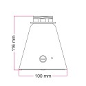 Base de lampe conique rechargeable sans fil et pour écran