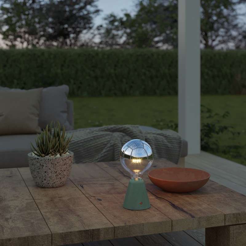 Base de lampe conique rechargeable sans fil pour ampoule
