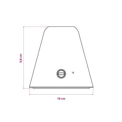 Base de lampe conique rechargeable sans fil pour ampoule
