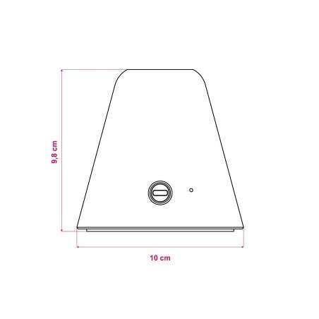 Base de lampe conique rechargeable sans fil pour ampoule