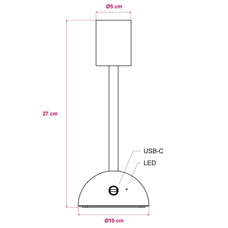 Base de lampe rechargeable sans fil et pour ampoule