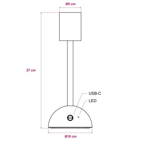Base de lampe rechargeable sans fil et pour ampoule
