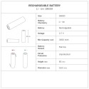Base de lampe rechargeable en bois sans fil de forme cubique