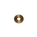 Rondelle en métal laitoné de type fileté, diamètre de 40 mm