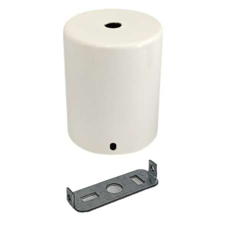 Support de plafond cylindrique de 62,5 mm de diamètre x 76 mm avec une sortie
