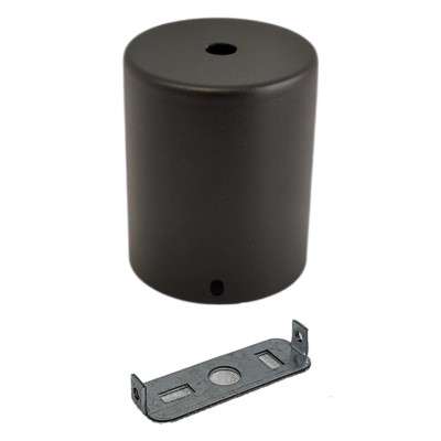 Support de plafond cylindrique de 62,5 mm de diamètre x 76 mm avec une sortie