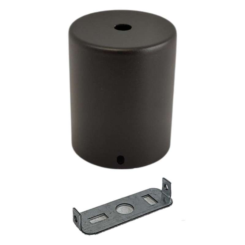 Support de plafond cylindrique de 62,5 mm de diamètre x 76 mm avec une sortie