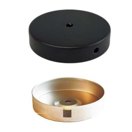Base en métal de 120 mm de diamètre x 24 mm de hauteur