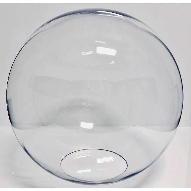 Globe en polycarbonate transparent sans col plusieurs diamètres