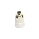Douille en porcelaine E27 conique avec support dorsal