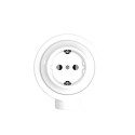 Kit prise Schuko porcelaine pour tube 20 mm | AccessoiresPourLampes