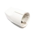 Prise de type Schuko et structure de couleur blanche à patte épaisse