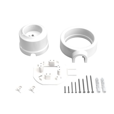 Kit prise française en porcelaine pour tube 20 mm | AccessoiresPourLampes
