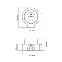 Kit prise française en porcelaine pour tube 20 mm | AccessoiresPourLampes