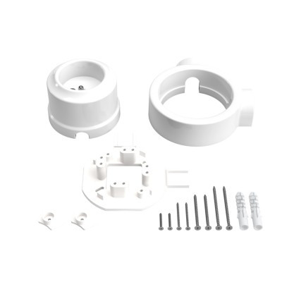 Kit prise française en porcelaine pour tube 20 mm | AccessoiresPourLampes