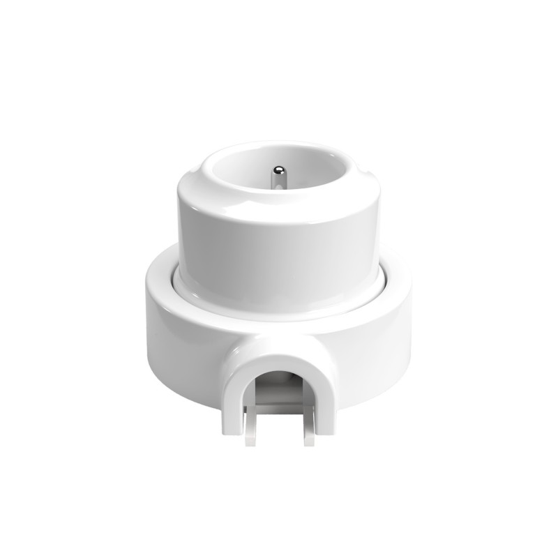 Kit prise française en porcelaine pour tube décoratif