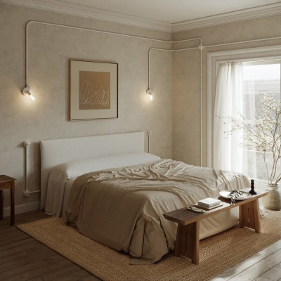 Interrupteur va-et-vient en porcelaine écrou papillon | AccessoiresPourLampes
