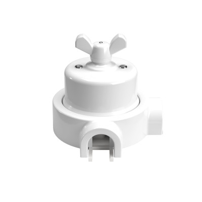 Interrupteur va-et-vient en porcelaine écrou papillon | AccessoiresPourLampes