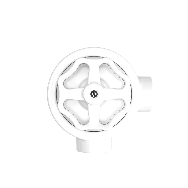 Kit interrupteur va-et-vient en porcelaine avec bouton molette