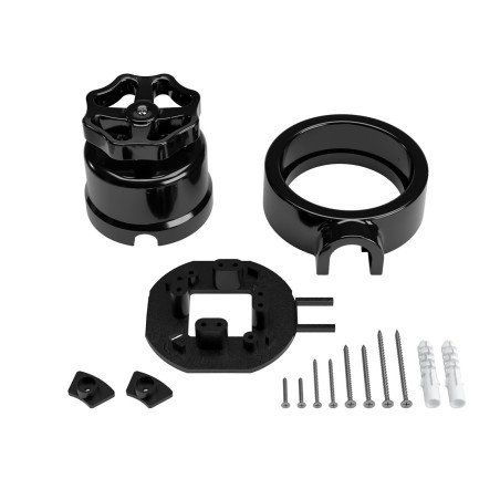 Kit interrupteur va-et-vient en porcelaine avec bouton molette