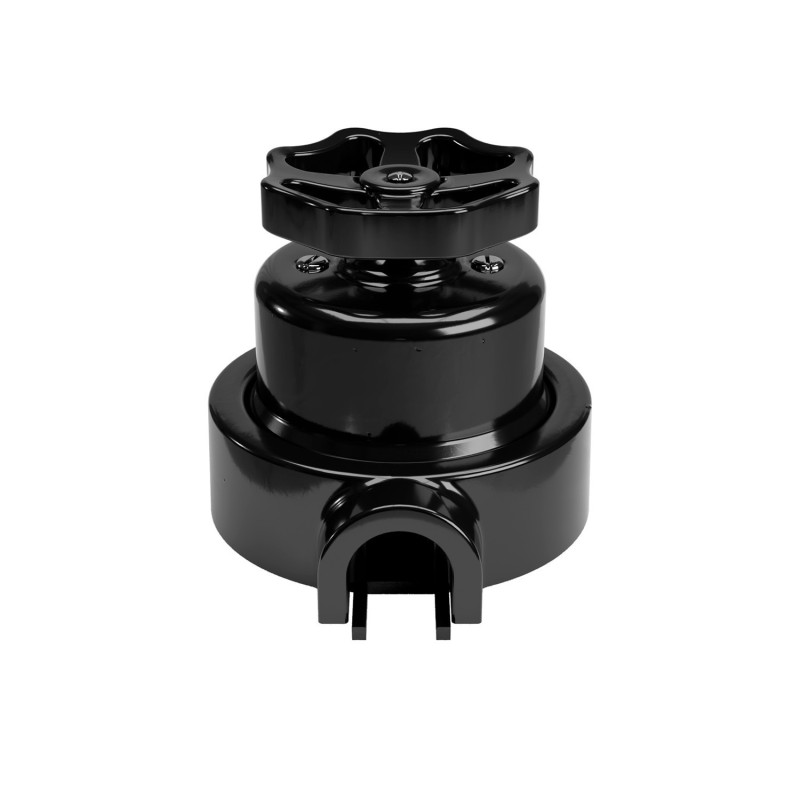 Kit interrupteur va-et-vient en porcelaine avec bouton molette