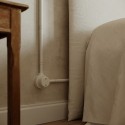 Boîte aveugle en porcelaine pour connexions de tube 20 mm | AccessoiresPourLampes