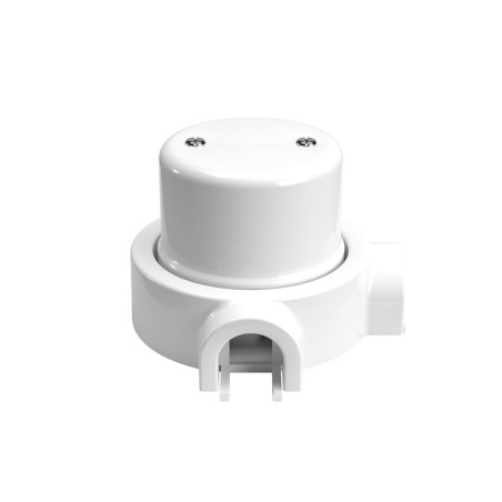 Boîte aveugle en porcelaine pour connexions de tube 20 mm | AccessoiresPourLampes