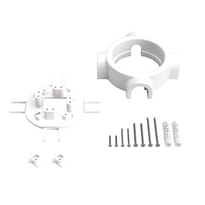 Base en porcelaine 4 sorties pour tube 20 mm | AccessoiresPourLampes