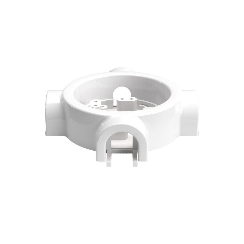 Base en porcelaine 4 sorties pour tube 20 mm | AccessoiresPourLampes