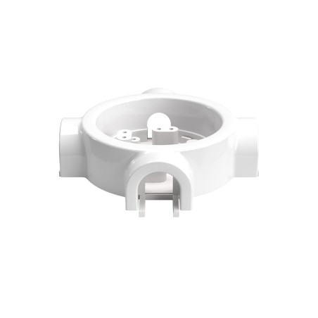 Base en porcelaine 4 sorties pour tube 20 mm | AccessoiresPourLampes