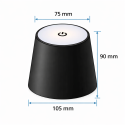 Abat-jour LED pour bouteilles tactile réglable | Accessoires Pour Lampes