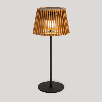 Lampe solaire en bambou...