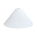 Abat-jour conique en verre 130mm haut x 295mm diamètre