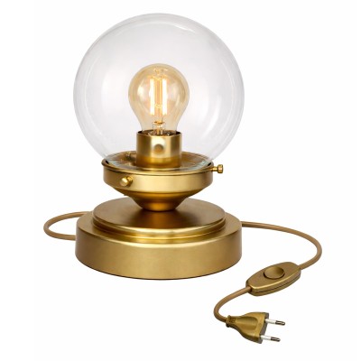 KIT ELEMENT - Lampe de table Art-Déco avec globe