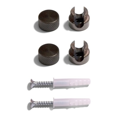 Passe-câbles métalliques pour câble textile 2 pièces | AccessoiresPourLampes.fr