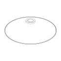Abat-jour métallique concave E27 pour lampes | AccessoiresPourLampes.fr