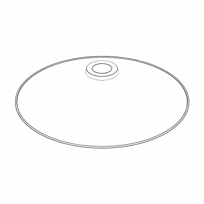 Abat-jour métallique concave E27 pour lampes | AccessoiresPourLampes.fr