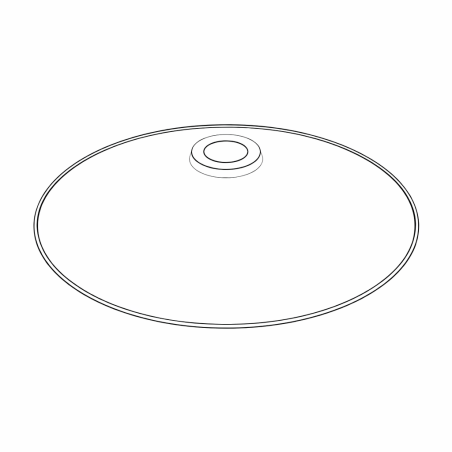 Abat-jour de style industriel conique 300mm x 60mm