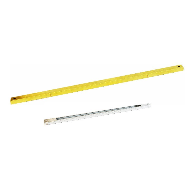 Support plafond laiton 690 x 25mm x 15mm pour lampes