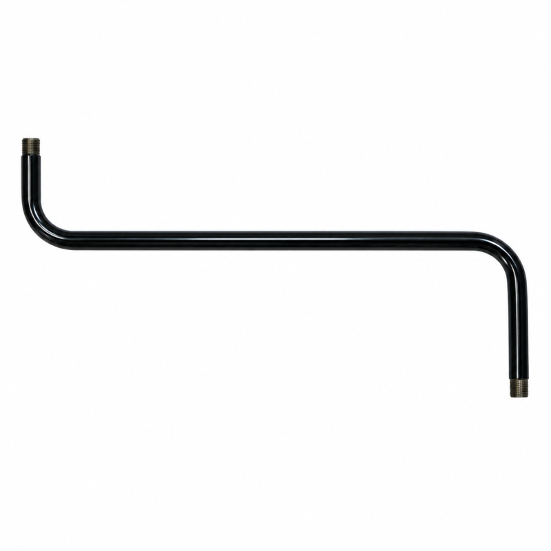 Bras métallique à double flexion 130mm x 310mm x 60mm M10/100