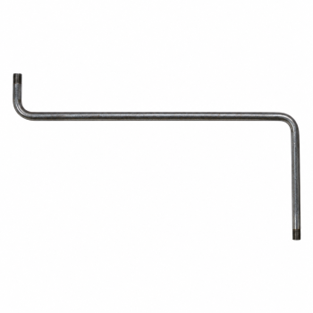 Bras avec double flexion 250mm x 510mm x 60mm M10/100