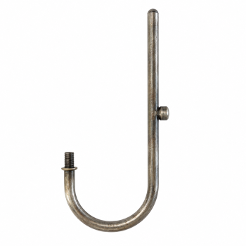 Bras courbé vieux or 160 mm x 100 mm M10/100