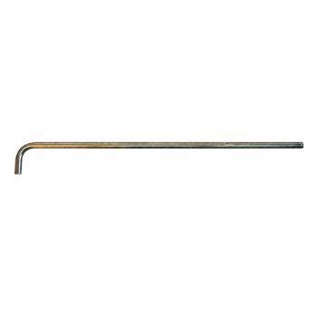 Bras métallique en forme de L avec un diamètre de 12mm, 550mm x 60mm.